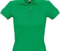 Рубашка поло женская People 210, ярко-зеленая арт.1895.92