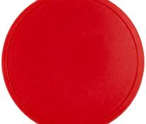Лейбл из ПВХ Dzeta Round, L, красный арт.15354.50