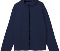 Куртка флисовая унисекс Manakin, темно-синяя арт.14266.40