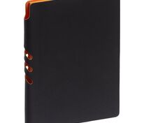 Ежедневник Flexpen Black, недатированный, черный со светло-оранжевым арт.13087.23