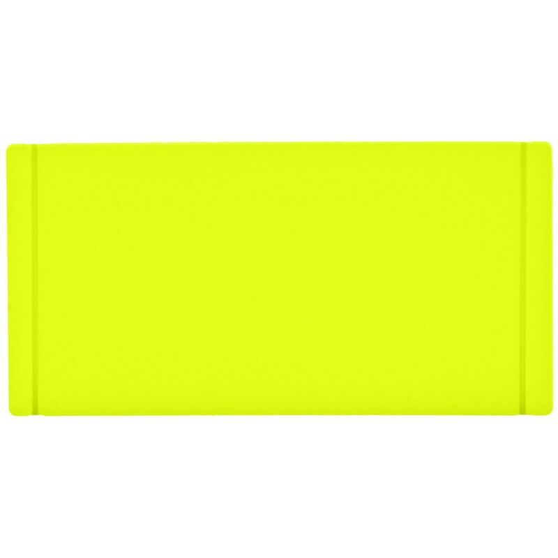 Лейбл из ПВХ Dzeta, XS, желтый неон арт.13916.89