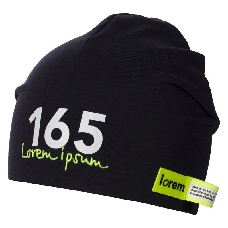 Лейбл из ПВХ Dzeta, XS, желтый неон арт.13916.89