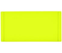 Лейбл из ПВХ Dzeta, XS, желтый неон арт.13916.89