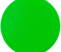 Лейбл из ПВХ Dzeta Round, L, зеленый неон арт.15354.94