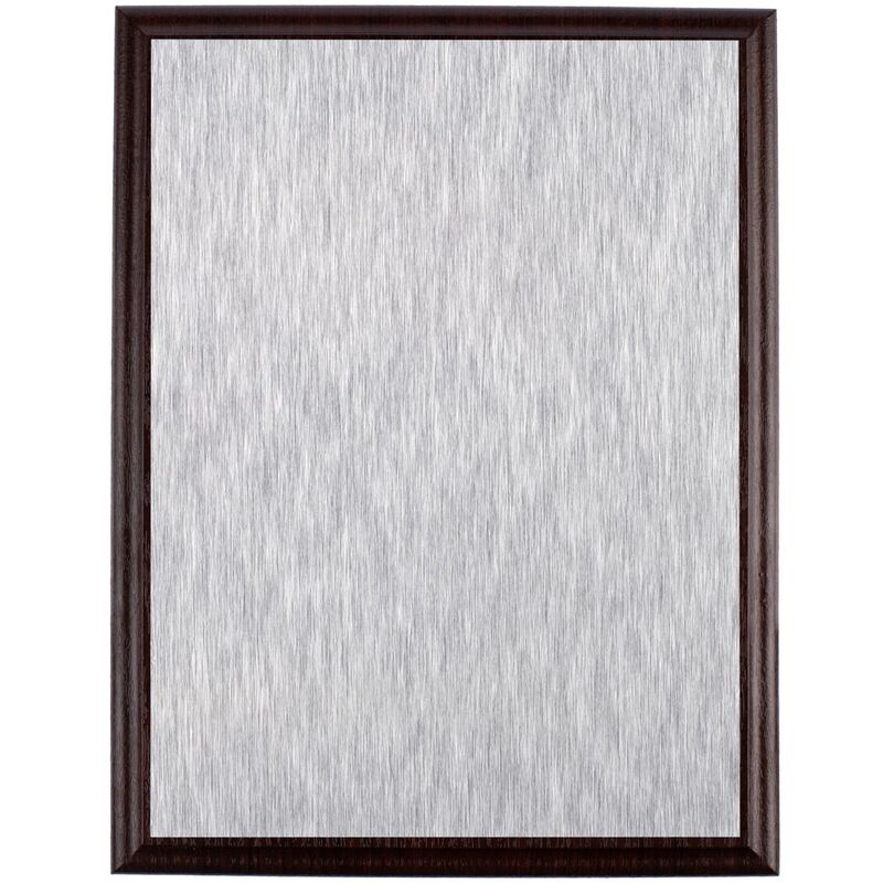 Плакетка Plaque, большая, вишня с серебристой пластиной арт.15516.04