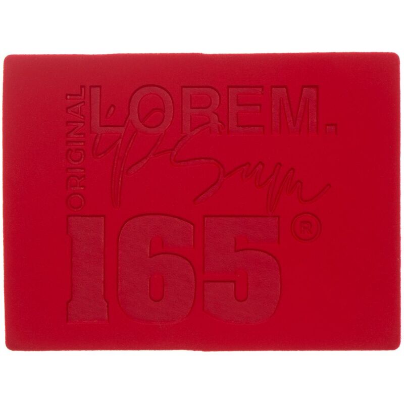 Лейбл Listra Soft Touch, красный арт.16150.50