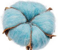 Цветок хлопка Cotton, голубой арт.15075.44