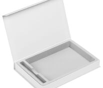 Коробка Silk с ложементом под ежедневник 15х21 см и ручку, белая арт.13069.60