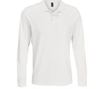 Рубашка поло с длинным рукавом Prime LSL, белая арт.03983102
