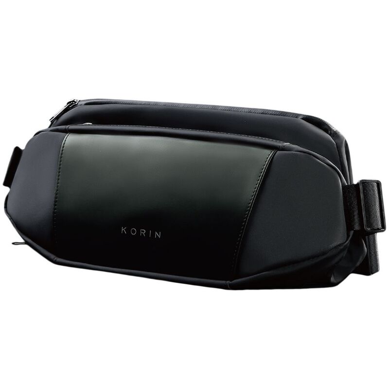 Сумка кросс-боди FlipSling, черная с зеленым арт.14386.39