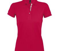 Рубашка поло женская Portland Women 200 красная арт.00575145