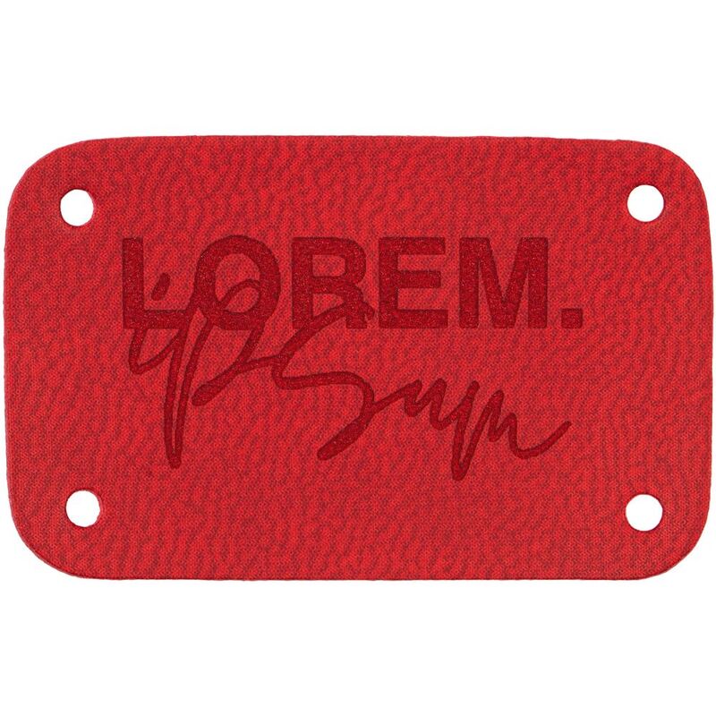 Лейбл Eta Latte, S, красный арт.16181.50