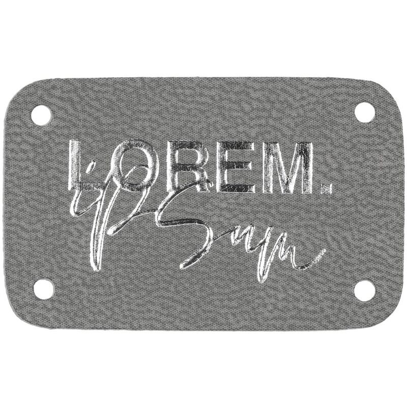 Лейбл Eta Latte, S, серый арт.16181.10