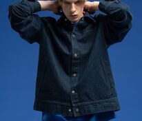 Куртка джинсовая O1, темно-синяя арт.15258.40