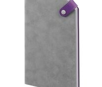 Ежедневник Corner, недатированный, серый с фиолетовым арт.16885.17