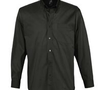 Рубашка мужская с длинным рукавом Bel Air, черная арт.2506.30