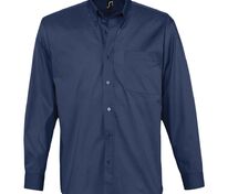 Рубашка мужская с длинным рукавом Bel Air, темно-синяя (кобальт) арт.2506.47