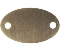 Шильдик металлический Alfa Oval, бронзовый арт.13843.25