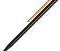 Шариковая ручка GrafeeX в чехле, черная с оранжевым арт.15534.20