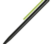 Шариковая ручка GrafeeX в чехле, черная с зеленым арт.15534.90