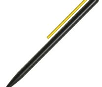 Шариковая ручка GrafeeX в чехле, черная с желтым арт.15534.80