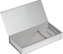 Коробка Planning с ложементом под набор с планингом, ежедневником, ручкой и аккумулятором, серебристая арт.19619.11