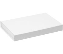 Коробка Silk с ложементом под ежедневник 13x21 см, флешку и ручку, белая арт.16206.60