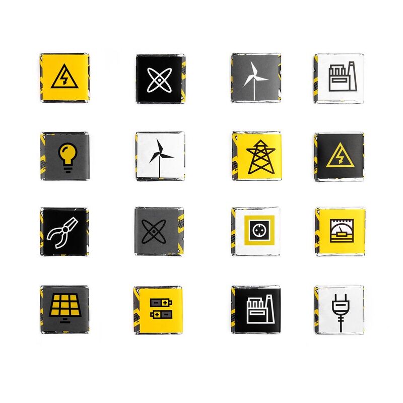 Набор с горьким шоколадом Industry, энергетика арт.15699.02