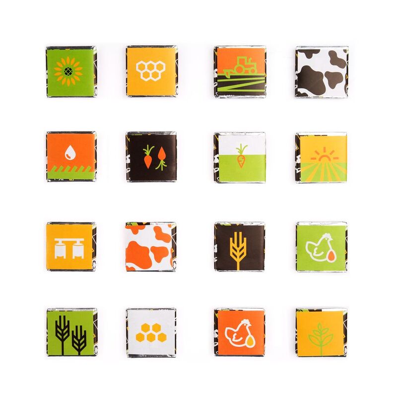 Набор с горьким шоколадом Industry, сельское хозяйство арт.15699.05