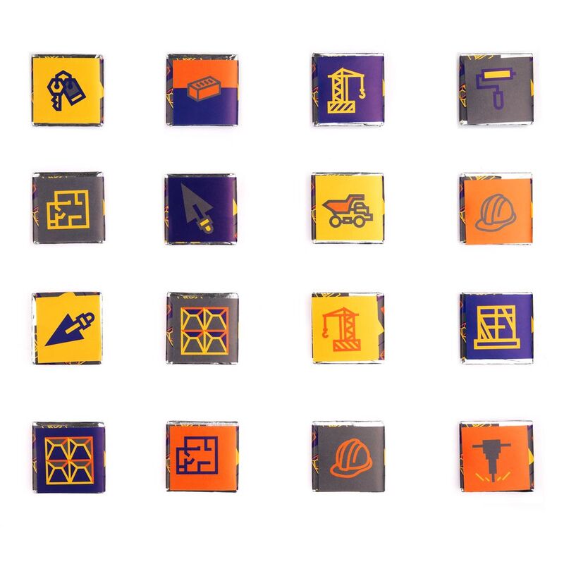 Набор с горьким шоколадом Industry, строительство арт.15699.07