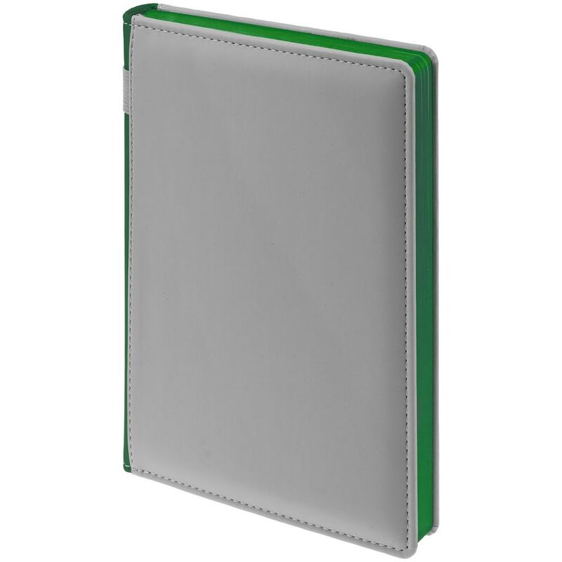 Ежедневник Spain Shall на заказ, недатированный, серый с зеленым арт.16403.19