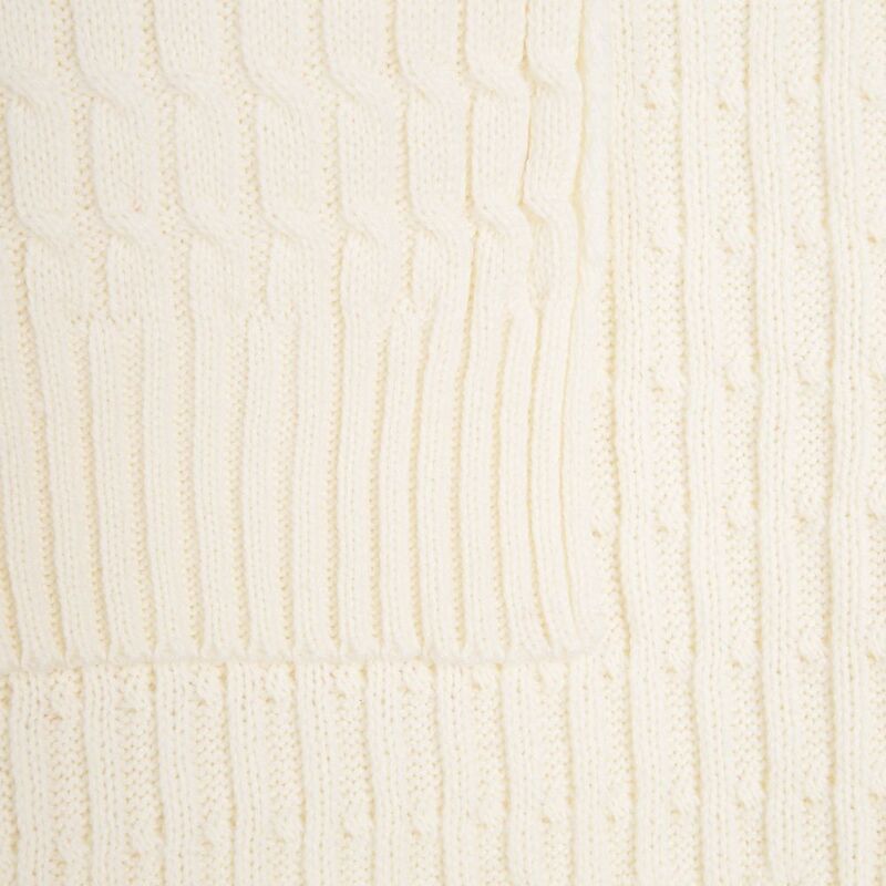 Плед Slumberland, белый (молочный) арт.16746.61