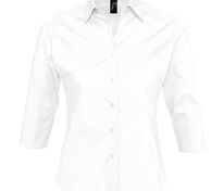 Рубашка женская с рукавом 3/4 Effect 140, белая арт.2510.60