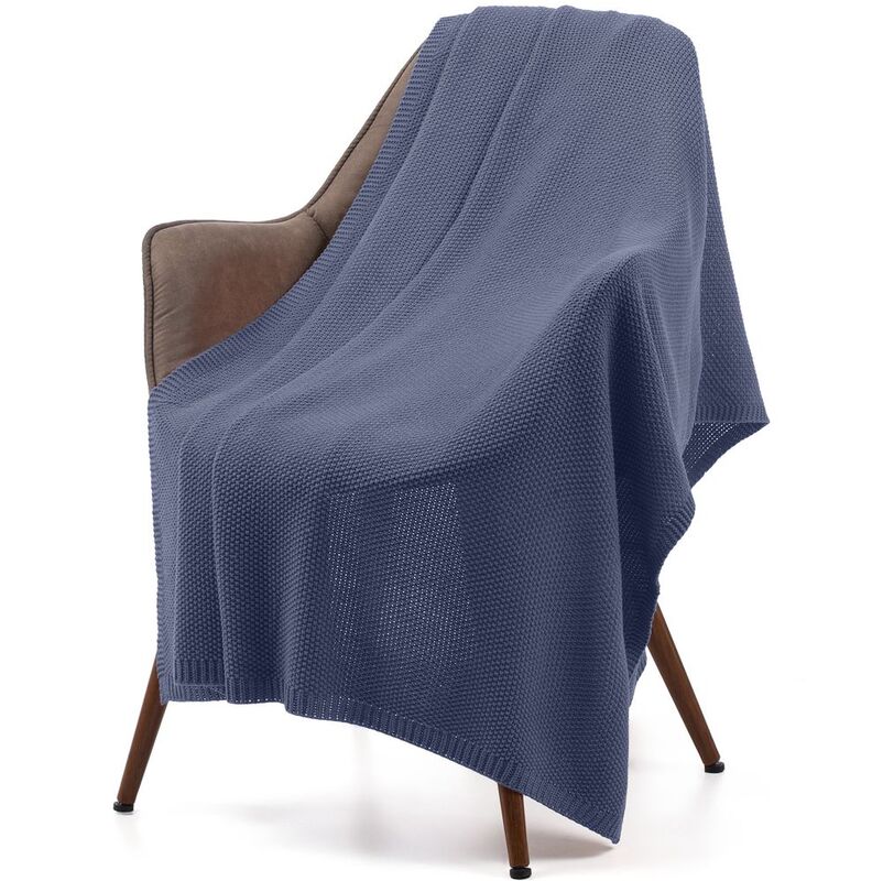 Плед Longview, серо-синий (сланец) арт.15743.12