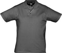 Рубашка поло мужская Prescott Men 170, темно-серая арт.6086.10