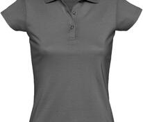 Рубашка поло женская Prescott Women 170, темно-серая арт.6087.10