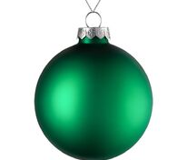 Елочный шар Finery Matt, 10 см, матовый зеленый арт.17665.90