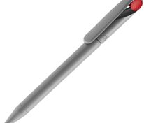 Ручка шариковая Prodir DS1 TMM Dot, серая с красным арт.3425.15