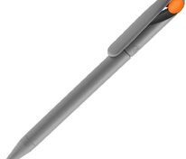 Ручка шариковая Prodir DS1 TMM Dot, серая с оранжевым арт.3425.12