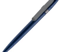 Ручка шариковая Prodir DS5 TSM Metal Clip, синяя с серым арт.16199.41