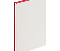 Ежедневник Duplex, недатированный, белый с красным арт.15059.56