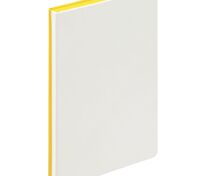 Ежедневник Duplex, недатированный, белый с желтым арт.15059.86