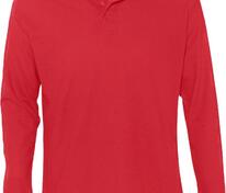 Рубашка поло мужская с длинным рукавом Star 170, красная арт.5420.50