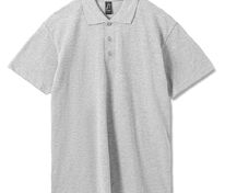 Рубашка поло мужская Summer 170, светло-серый меланж арт.1379.16