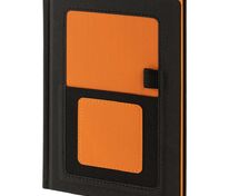 Ежедневник Mobile на заказ, недатированный, черно-оранжевый арт.15885.23