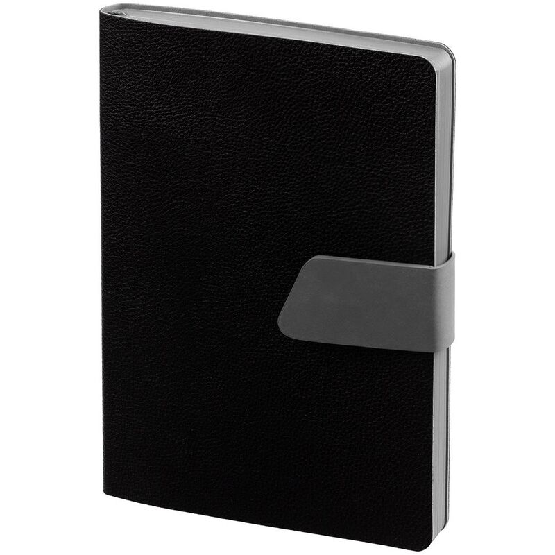 Ежедневник Boom, недатированный, черный с серым арт.15768.31