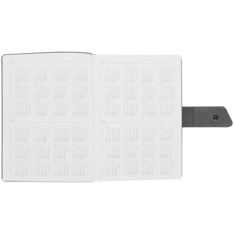 Ежедневник Boom, недатированный, черный с серым арт.15768.31