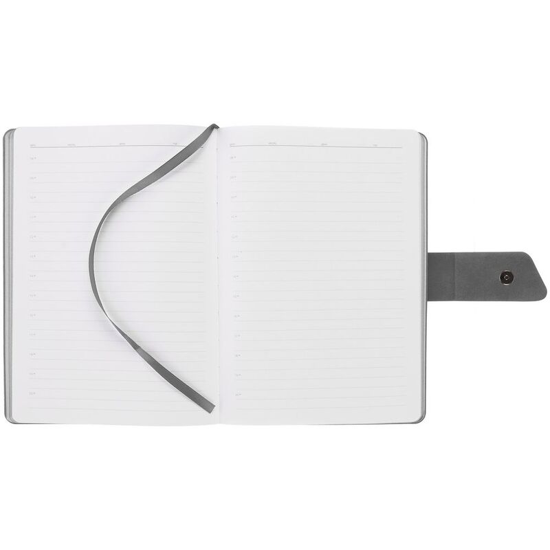 Ежедневник Boom, недатированный, черный с серым арт.15768.31