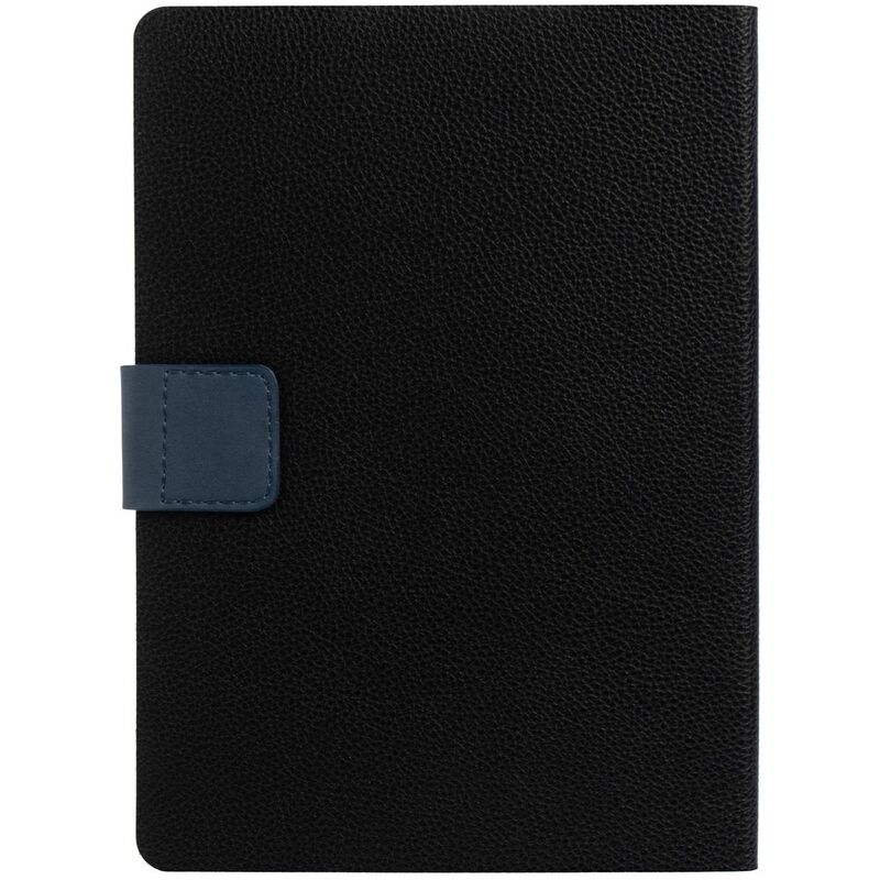 Ежедневник Boom, недатированный, черный с синим арт.15768.34