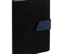 Ежедневник Boom, недатированный, черный с синим арт.15768.34